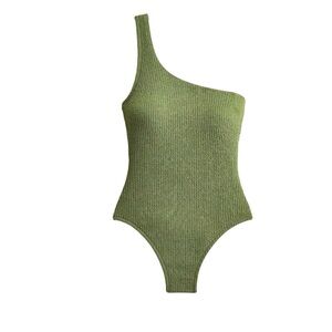 J. Crew Swimsuit One Shoulder Textured One Piece NEW BE716